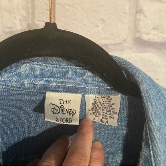 Disney store XL denim button down - Picture 7 of 11